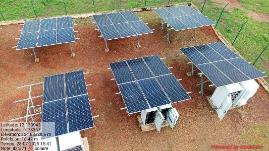 Panneaux solaires pour site télécom